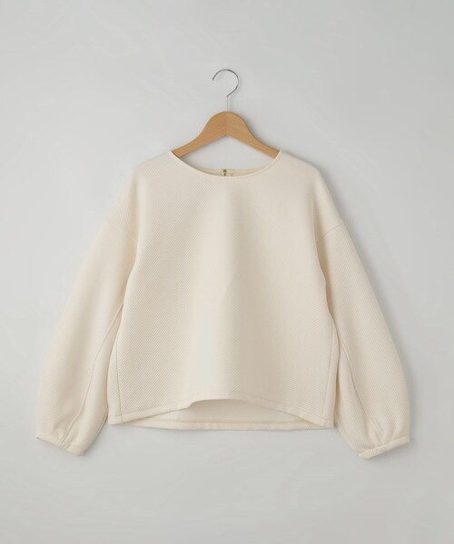&Bridge(アンドブリッジ)の「artemarvel ボリュームスリーブカットソー(Tシャツ/カットソー・レディース・ブラック/ホワイト系/チャコールグレー・02)」の2枚目の写真