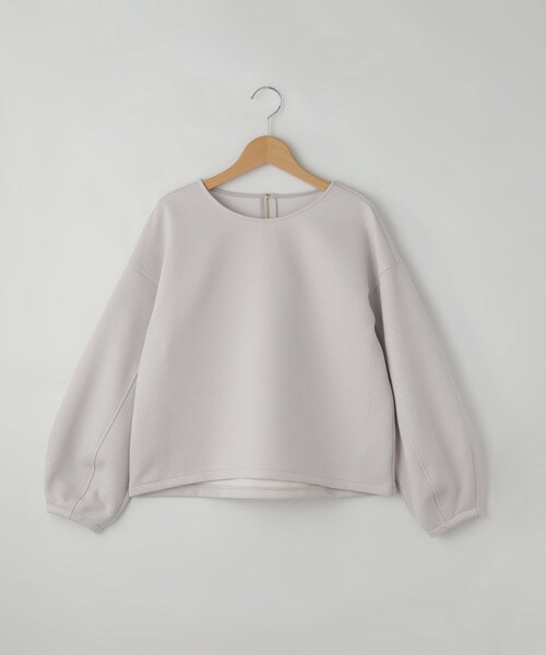 &Bridge(アンドブリッジ)の「artemarvel ボリュームスリーブカットソー(Tシャツ/カットソー・レディース・ブラック/ホワイト系/チャコールグレー・02)」の3枚目の写真
