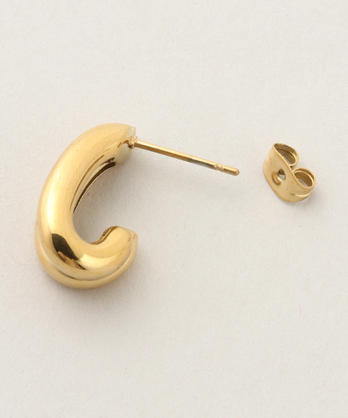 IENA LA BOUCLE(イエナラブークル)の「【MERAKI/メラキ】half pierced earrings ピアス(ピアス(両耳用)・レディース・ゴールド・FREE)」の4枚目の写真