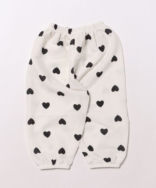 aimoha（アイモハ）の「【aimoha-KIDS-】シワシワ感　モチーフパンツ（その他パンツ・キッズ・ブラック×ホワイト/ホワイト/オフホワイト・130/120/110/100/90/80/140）」の4枚目の写真