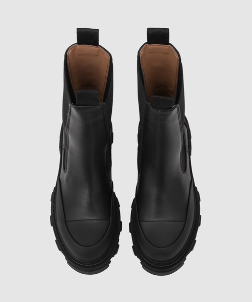 〈GANNI〉ブラック Stitch Cleated ロング チェルシーブーツ 楽天市場】GANNI ガニー ロングブーツ High Chelsea Boot Black Stitch