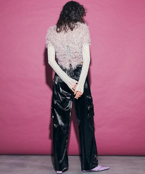 uyu.（ウユ）の「バックオープンジャギートップス【uyu./ウユ