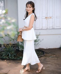 マーリエ ル カセット 11号 曽田茉莉江さんコラボ ツイード ジレ ブラウス マーリエ ル カセット 11号 曽田茉莉江さんコラボ ツイード ジレ