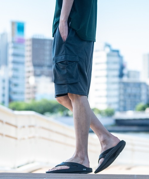 JOHN'S CLOSET（ジョンズクローゼット）の「【40I】ダンボールニット ワイドカーゴショーツ（カーゴパンツ・メンズ・ブラック/グレイッシュベージュ/チャコールグレー/杢グレー/ベージュ/その他1・MEDIUM/LARGE/X-LARGE）」の18枚目の写真