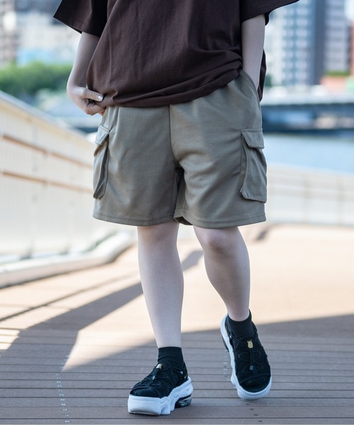 JOHN'S CLOSET（ジョンズクローゼット）の「【40I】ダンボールニット ワイドカーゴショーツ（カーゴパンツ・メンズ・ブラック/グレイッシュベージュ/チャコールグレー/杢グレー/ベージュ/その他1・MEDIUM/LARGE/X-LARGE）」の12枚目の写真