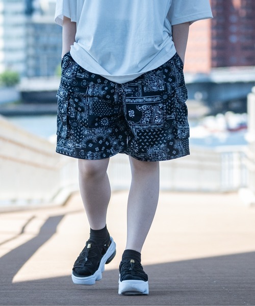 JOHN'S CLOSET（ジョンズクローゼット）の「【40I】ダンボールニット ワイドカーゴショーツ（カーゴパンツ・メンズ・ブラック/グレイッシュベージュ/チャコールグレー/杢グレー/ベージュ/その他1・MEDIUM/LARGE/X-LARGE）」の8枚目の写真