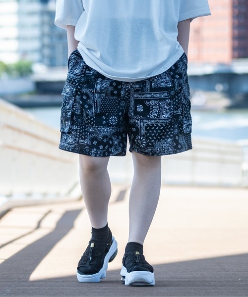 JOHN'S CLOSET（ジョンズクローゼット）の「【40I】ダンボールニット ワイドカーゴショーツ（カーゴパンツ・メンズ・ブラック/グレイッシュベージュ/チャコールグレー/杢グレー/ベージュ/その他1・MEDIUM/LARGE/X-LARGE）」の11枚目の写真