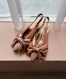 one after another NICE CLAUP | バックベルトリボンパンプス(パンプス)