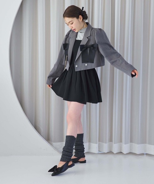 one after another NICE CLAUP(ワンアフターアナザーナイスクラップ)の「バックベルトリボンパンプス(パンプス・レディース・シルバー/ブラック/ピンクゴールド・S/M/L)」の20枚目の写真