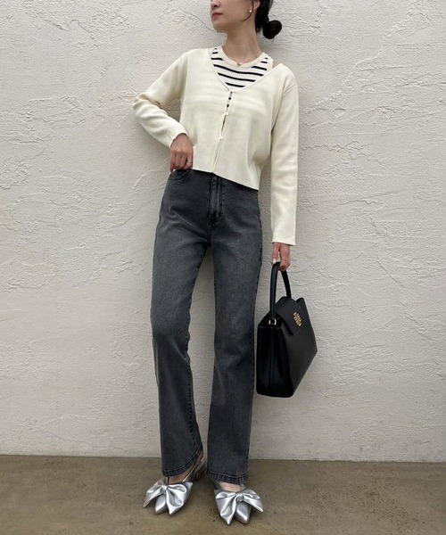 one after another NICE CLAUP(ワンアフターアナザーナイスクラップ)の「バックベルトリボンパンプス(パンプス・レディース・シルバー/ブラック/ピンクゴールド・S/M/L)」の18枚目の写真