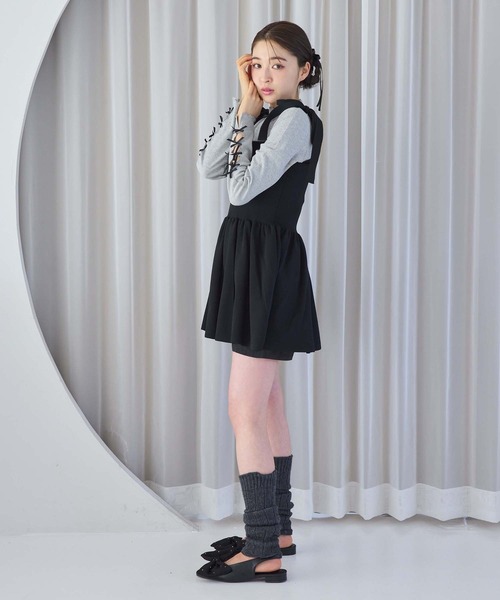 one after another NICE CLAUP(ワンアフターアナザーナイスクラップ)の「バックベルトリボンパンプス(パンプス・レディース・シルバー/ブラック/ピンクゴールド・S/M/L)」の21枚目の写真