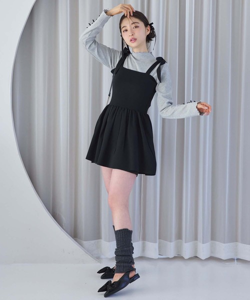 one after another NICE CLAUP(ワンアフターアナザーナイスクラップ)の「バックベルトリボンパンプス(パンプス・レディース・シルバー/ブラック/ピンクゴールド・S/M/L)」の22枚目の写真