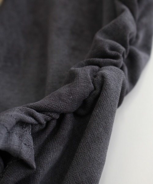 SpRay（スプレイ）の「バタフライ半袖ちびTシャツ（Tシャツ/カットソー・レディース・ブラウン/チャコールグレー/アイボリー・FREE）」の12枚目の写真