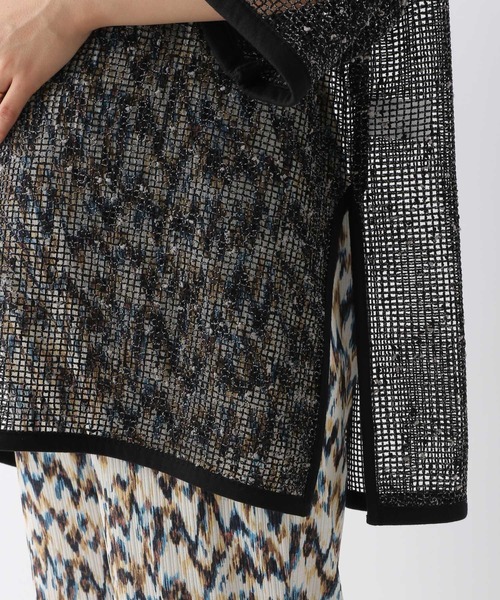 LEPSIM（レプシィム）の「【産前・産後対応】マタニティ／5分袖メッシュ　114110（マタニティウェア/グッズ・レディース・ブラウン/アイボリー/ブラック・FREE）」の16枚目の写真