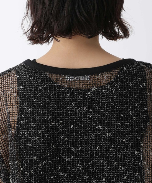 LEPSIM（レプシィム）の「【産前・産後対応】マタニティ／5分袖メッシュ　114110（マタニティウェア/グッズ・レディース・ブラウン/アイボリー/ブラック・FREE）」の17枚目の写真