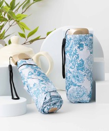 Jubilee(ジュビリー)の日傘 UPF50+ 98% UVカット ウィリアムモリス柄 晴雨兼用 軽量コンパクト 折りたたみ(折りたたみ傘)