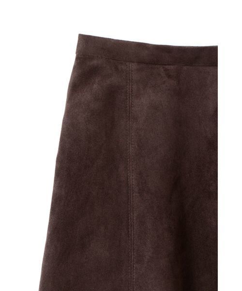 NATURAL BEAUTY BASIC（ナチュラルビューティーベーシック）の「【JJ 12月号掲載】JJ コラボ_フェイクスエードフレアスカート（スカート・レディース・ダークベージュ/ブラウン系その他/ベージュ系その他/ベージュ・SMALL/X-SMALL/LARGE/MEDIUM）」の8枚目の写真