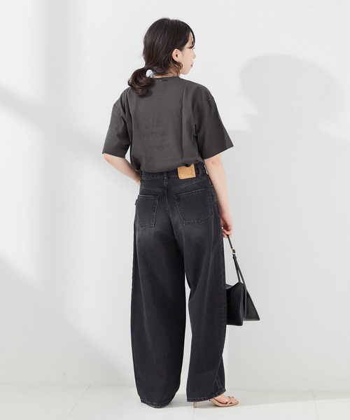 POET MEETS DUBWISE（ポエットミーツダブワイズ）の「POET MEETS DUBWISE LOGO Row Tシャツ（Tシャツ/カットソー・レディース・ブラック系その他/ホワイト・FREE）」の4枚目の写真