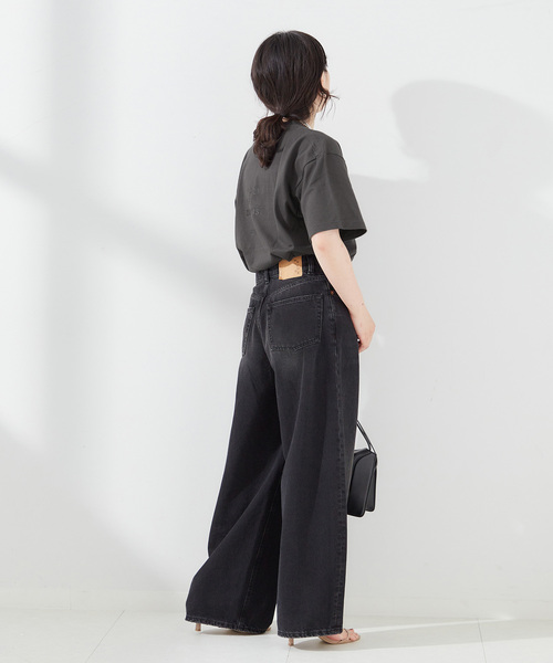 POET MEETS DUBWISE（ポエットミーツダブワイズ）の「POET MEETS DUBWISE LOGO Row Tシャツ（Tシャツ/カットソー・レディース・ブラック系その他/ホワイト・FREE）」の5枚目の写真