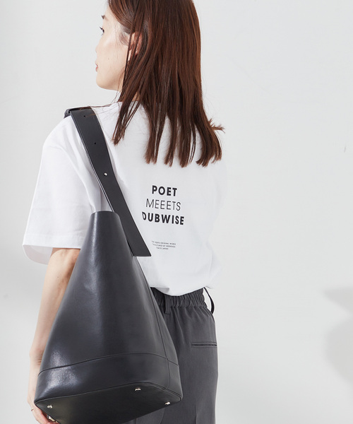 POET MEETS DUBWISE（ポエットミーツダブワイズ）の「POET MEETS DUBWISE LOGO Row Tシャツ（Tシャツ/カットソー・レディース・ブラック系その他/ホワイト・FREE）」の12枚目の写真