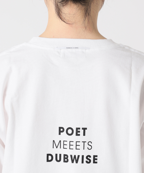 POET MEETS DUBWISE（ポエットミーツダブワイズ）の「POET MEETS DUBWISE LOGO Row Tシャツ（Tシャツ/カットソー・レディース・ブラック系その他/ホワイト・FREE）」の18枚目の写真