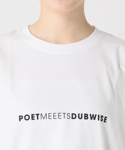 POET MEETS DUBWISE（ポエットミーツダブワイズ）の「POET MEETS DUBWISE LOGO Row Tシャツ（Tシャツ/カットソー・レディース・ブラック系その他/ホワイト・FREE）」の19枚目の写真