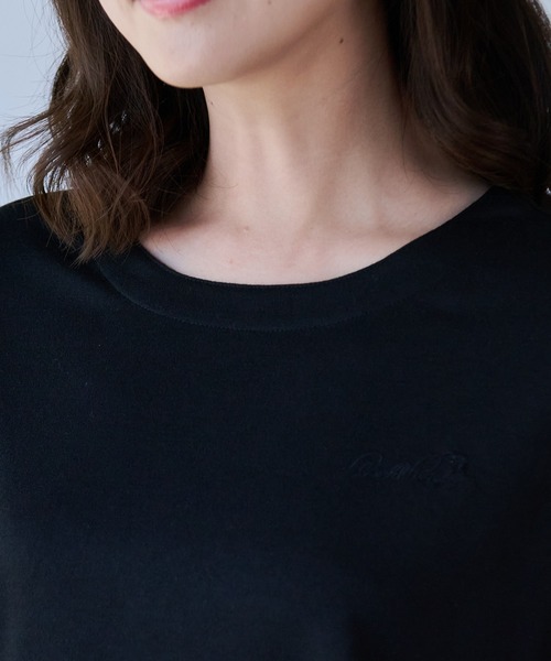 Arnold Palmer（アーノルドパーマー）の「パーマーチェック ヘムチュニック（チュニック・レディース・ネイビー/ホワイト/ブラック・S/M/L）」の4枚目の写真