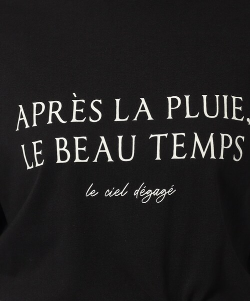 SHOO・LA・RUE（シューラルー）の「【洗える/プチプラ/綿100％】グラフィック半袖ゆるTシャツ（Tシャツ/カットソー・レディース・グリーン系1/ブルー系2/ホワイト系5/ブラック/ホワイト系2/グレー系その他/チャコール/イエロー系1/ベージュ系その他6/オレンジ系その他5/ベージュ系その他7/ホワイト/アイボリー/ブラック系5/ネイビー系5/ピンク系9/グレー系その他7/ホワイト系7/ホワイト系8/グリーン系5・02/03/04）」の21枚目の写真