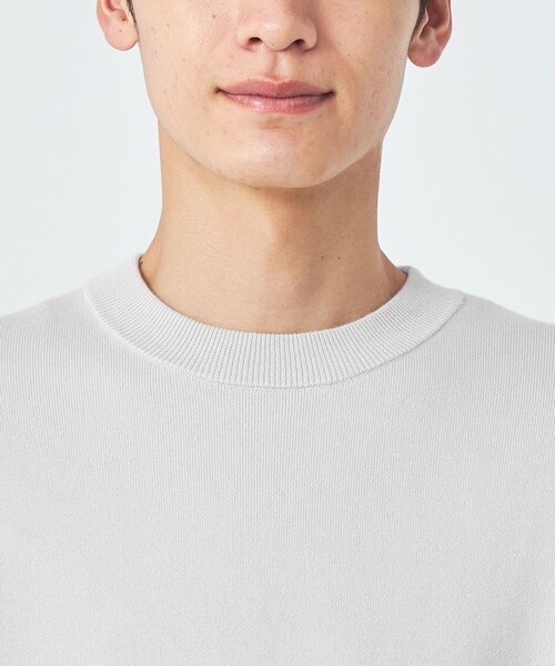 green label relaxing(グリーンレーベルリラクシング)の「クリアコットン スウェットライク クルーネック ニット(ニット/セーター・メンズ・ダークグレー/ワインレッド/マスタード/ライトグレー・XL/S/M/L)」の13枚目の写真