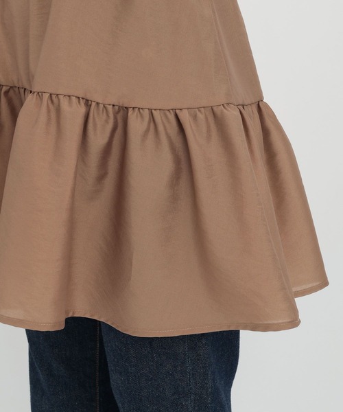 Andemiu（アンデミュウ）の「イソザイニットベアチュニック134946（チュニック・レディース・モカ/ブラック/オフホワイト・FREE）」の12枚目の写真