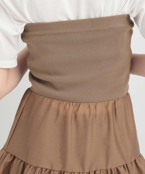 Andemiu（アンデミュウ）の「イソザイニットベアチュニック134946（チュニック・レディース・モカ/ブラック/オフホワイト・FREE）」の13枚目の写真