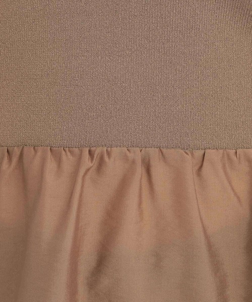 Andemiu（アンデミュウ）の「イソザイニットベアチュニック134946（チュニック・レディース・モカ/ブラック/オフホワイト・FREE）」の14枚目の写真