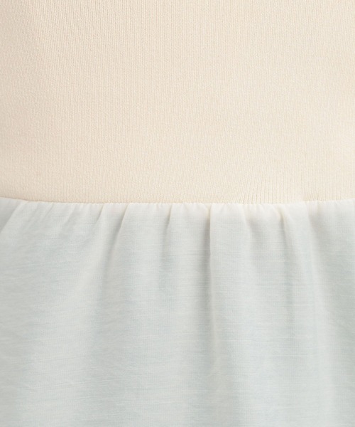 Andemiu（アンデミュウ）の「イソザイニットベアチュニック134946（チュニック・レディース・モカ/ブラック/オフホワイト・FREE）」の15枚目の写真