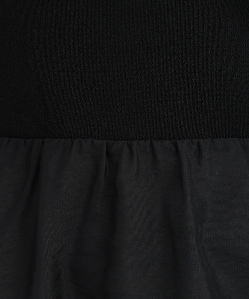 Andemiu（アンデミュウ）の「イソザイニットベアチュニック134946（チュニック・レディース・モカ/ブラック/オフホワイト・FREE）」の16枚目の写真