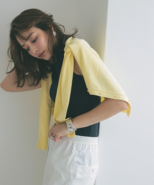 DONOBAN（ドノバン）の「UVボトルネックタンクトップ（タンクトップ・レディース・ミント/ネイビー/オフホワイト/ブラック・LL/M/L）」の15枚目の写真