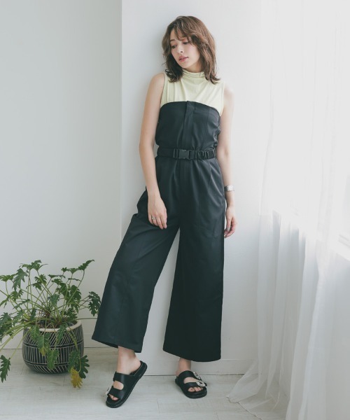 DONOBAN（ドノバン）の「UVボトルネックタンクトップ（タンクトップ・レディース・ミント/ネイビー/オフホワイト/ブラック・LL/M/L）」の18枚目の写真