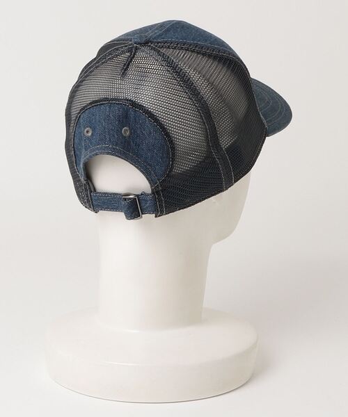 G-STAR(ジースター)の「DENIM EMBRO BASEBALL TRUCKER CAP/メッシュキャップ/デニムベースボールキャップ(キャップ・メンズ・ダークインディゴブルー・ONE SIZE)」の4枚目の写真