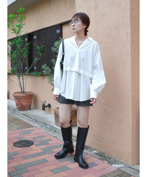 Ungrid（アングリッド）の「ポケットデザインハンドバッグ（ハンドバッグ・レディース・ブラウン/ブラック・FREE）」の4枚目の写真