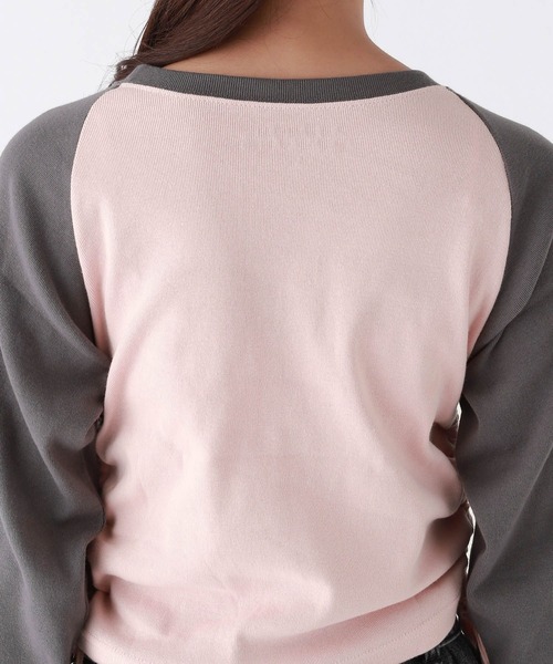 repipi armario（レピピ アルマリオ）の「GAMEラグランTシャツ（Tシャツ/カットソー・キッズ・ピンク/ホワイト/サックスブルー/ブラック・LARGE/MEDIUM/SMALL）」の18枚目の写真