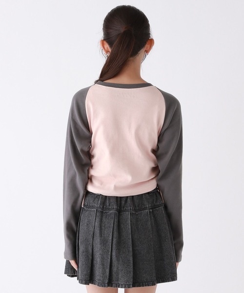 repipi armario（レピピ アルマリオ）の「GAMEラグランTシャツ（Tシャツ/カットソー・キッズ・ピンク/ホワイト/サックスブルー/ブラック・LARGE/MEDIUM/SMALL）」の22枚目の写真