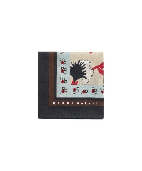 MARNI MARKET(マルニマーケット)の「バンダナ(バンダナ/スカーフ・レディース・ベージュフラワー・FREE)」の2枚目の写真