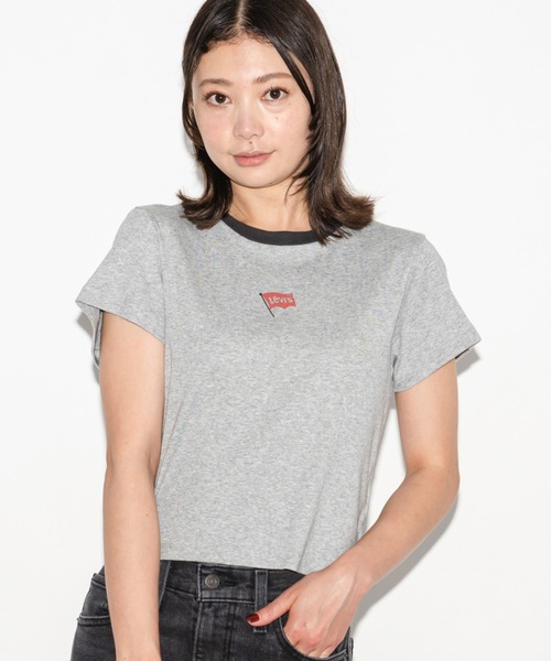 Levi's(リーバイス)の「Levi's/リーバイス エッセンシャル SPORTY Tシャツ グレー MINI FLAG(Tシャツ/カットソー・レディース・グレー・XS/S/M)」の20枚目の写真