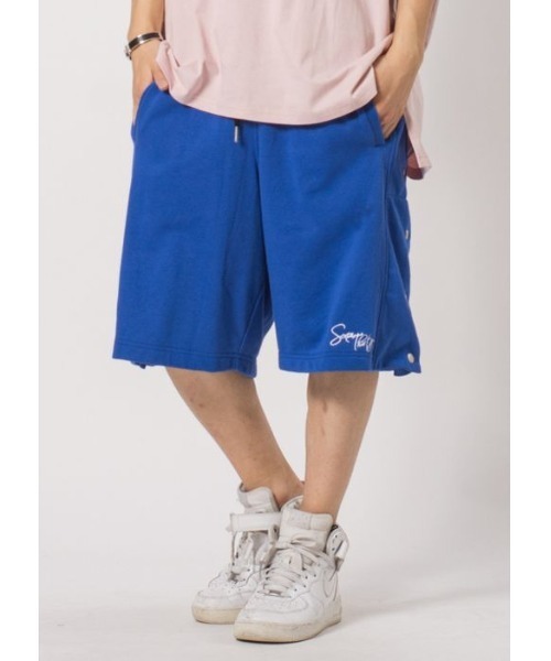 RE730（アールイーセブンサーティー）の「RE730  サイドスナップジムショーツ（その他パンツ・メンズ・オレンジ/ブルー/ライトグレー/ブラック・LARGE/MEDIUM/SMALL）」の4枚目の写真