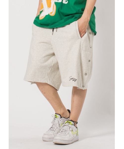 RE730（アールイーセブンサーティー）の「RE730  サイドスナップジムショーツ（その他パンツ・メンズ・オレンジ/ブルー/ライトグレー/ブラック・LARGE/MEDIUM/SMALL）」の3枚目の写真