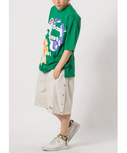 RE730（アールイーセブンサーティー）の「RE730  サイドスナップジムショーツ（その他パンツ・メンズ・オレンジ/ブルー/ライトグレー/ブラック・LARGE/MEDIUM/SMALL）」の8枚目の写真