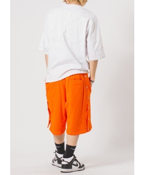 RE730（アールイーセブンサーティー）の「RE730  サイドスナップジムショーツ（その他パンツ・メンズ・オレンジ/ブルー/ライトグレー/ブラック・LARGE/MEDIUM/SMALL）」の13枚目の写真