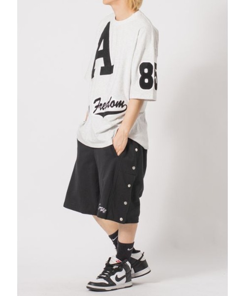 RE730（アールイーセブンサーティー）の「RE730  サイドスナップジムショーツ（その他パンツ・メンズ・オレンジ/ブルー/ライトグレー/ブラック・LARGE/MEDIUM/SMALL）」の20枚目の写真