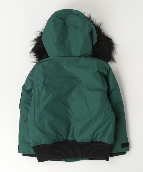 DIESEL KIDS（ディーゼルキッズ）の「DIESEL（ディーゼル）Kids & Junior ブルゾンジャケット（ダウンジャケット/コート・キッズ・グリーン/ブラック・8Y/16Y/14Y/12Y/10Y/6Y/4Y）」の3枚目の写真