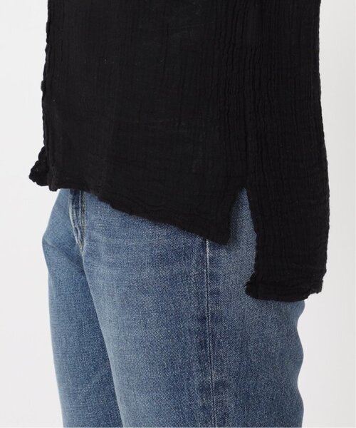 plage(プラージュ)の「《追加》LES ATELIERS FRANCAIS DE CONFECTION 別注 Vネック ブラウス(シャツ/ブラウス・レディース・ブラック/アイボリー・FREE)」の15枚目の写真