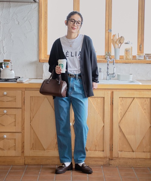 WEGO（ウィゴー）の「WEGO/ドロップショルダーカーディガン（カーディガン/ボレロ・メンズ・ブラック/ライトグレー/ダークグリーン/ネイビー/オレンジ/ライトベージュ・MEDIUM/LARGE）」の7枚目の写真